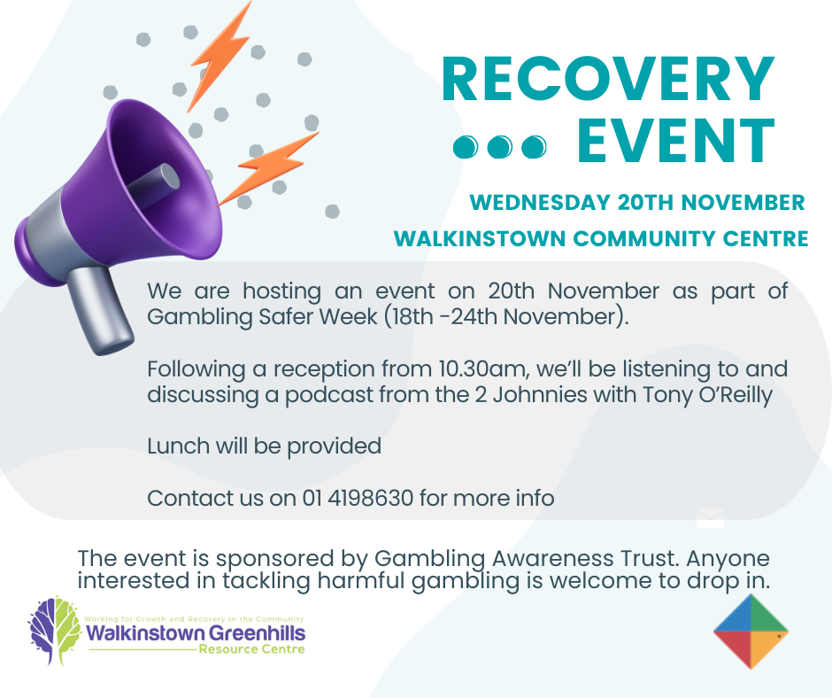 WGRC   Safer Gambling Week Recovery Event