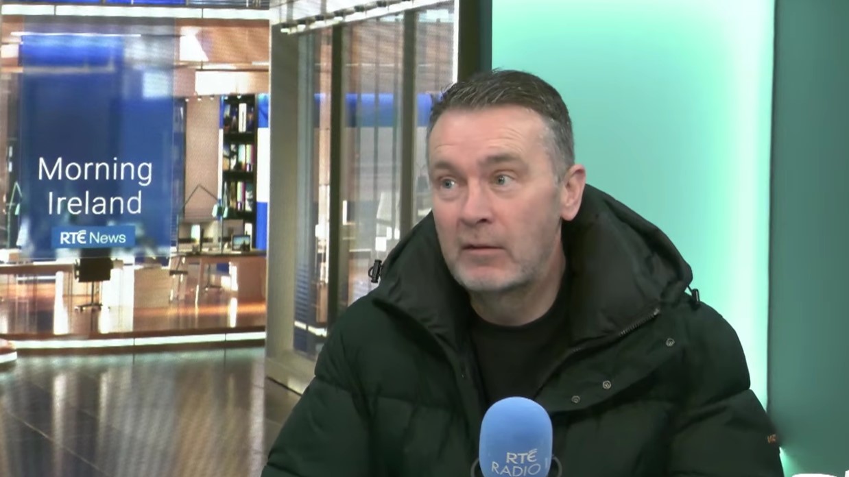 Oising McConville on Morning Ireland