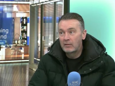 Oising McConville on Morning Ireland